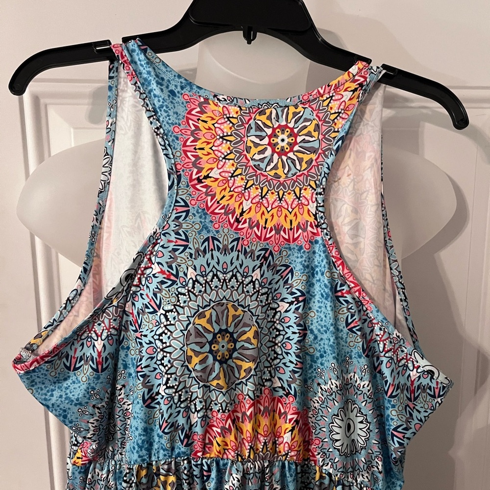 Multicolor Tank Dress - Picture 6 of 6